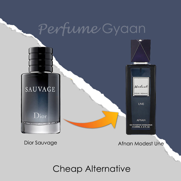 Afnan Modest Une for Man Eau de Parfum (Best Dior Sauvage Twist) 100ml