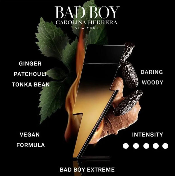 Carolina Herrera Bad Boy Extreme Eau de Parfum for Men 100ml