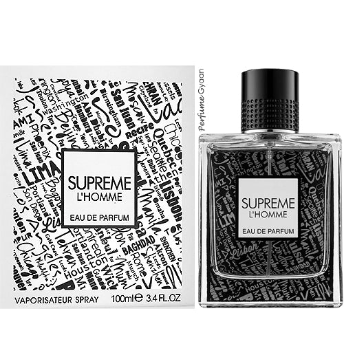 Fragrance World Supreme L'Homme Eau De Parfum 100ml