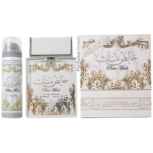 Lattafa Pure Musk + Deo Eau de Parfum 100ml (Khalis Musk)