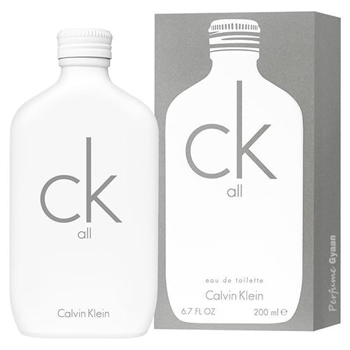 Calvin Klein All for Women and Men EDT 100ml, 200ml and Decants