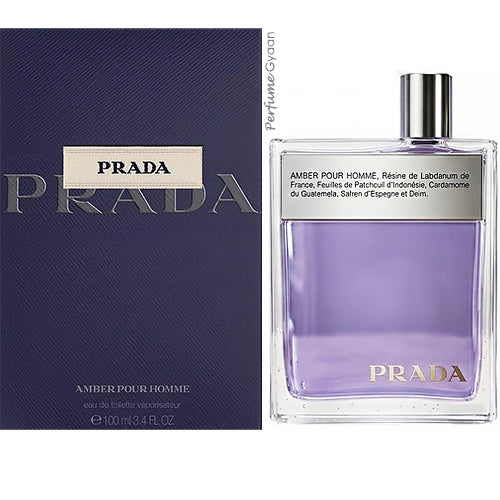 Prada Amber Pour Homme Eau de Toilette For Men 100ml
