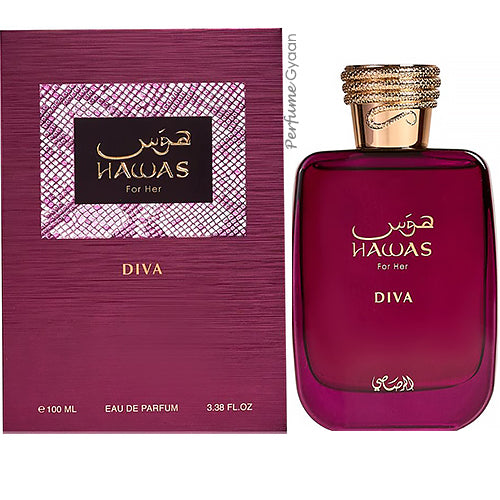 Rasasi Hawas Diva for Her Eau de Parfum 100ml
