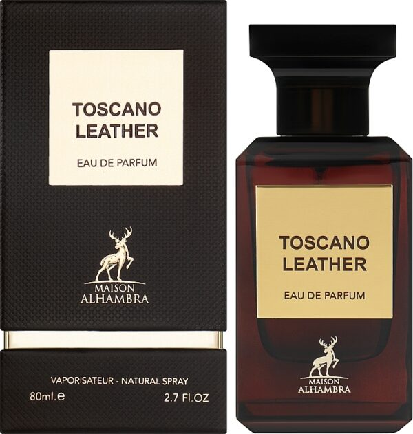 Maison Alhambra Toscano Leather Eau de Parfum 80ml - Image 2