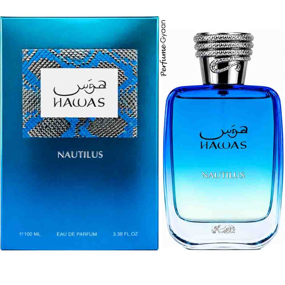 Rasasi Hawas Nautilus Eau de Parfum 100ml (40 Knots Twist) - Image 2